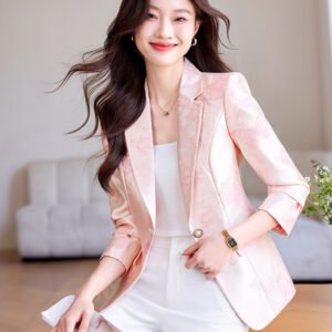 Women’s Autumn Clothing Elegant Slim-fit Suit Top